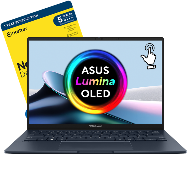 ASUS Zenbook 14 OLED UX3405MA-Front View-Norton-800x800