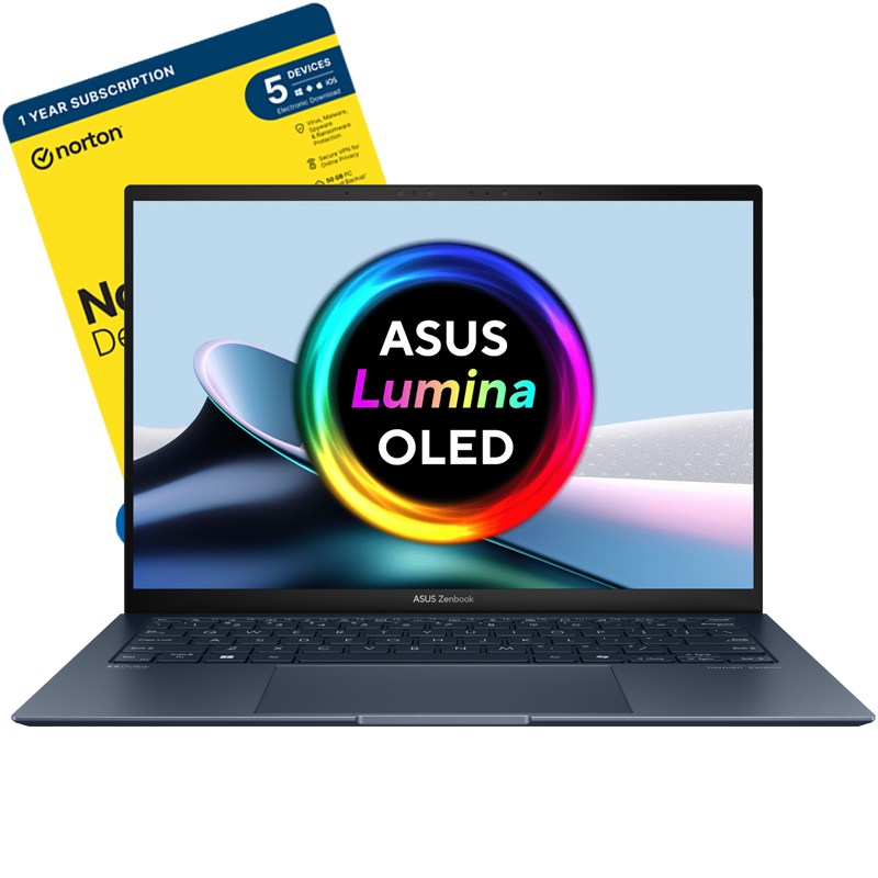 ASUS Zenbook S 13 OLED UX5304MA-Front View-Norton-800x800