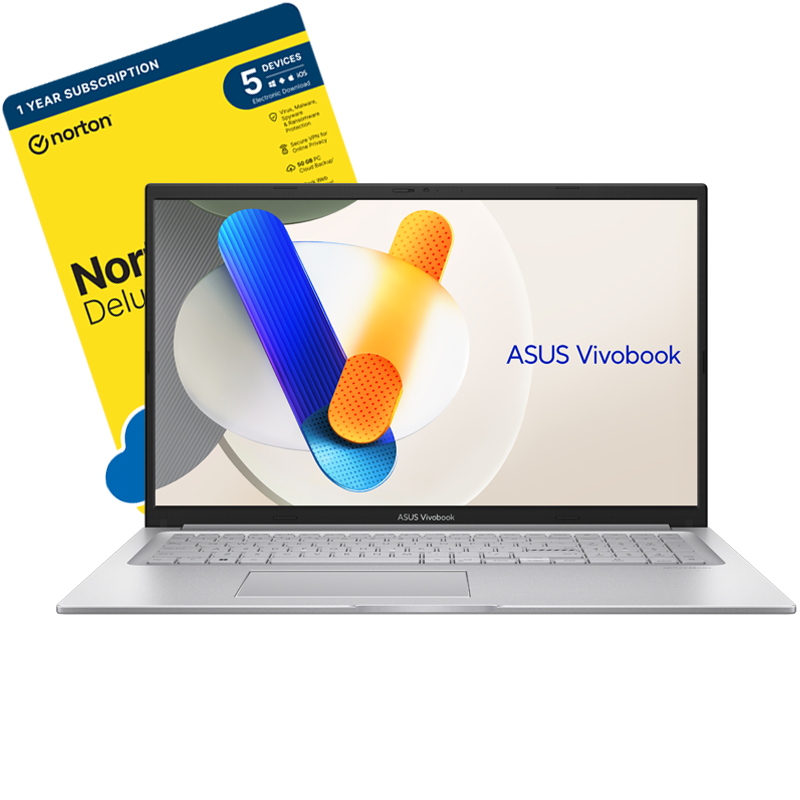 ASUS VivoBook 17-Front View-Norton