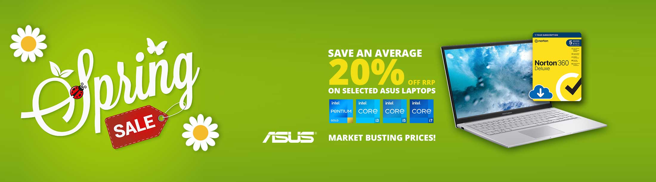 MESH Spring ASUS Laptop Deals.
