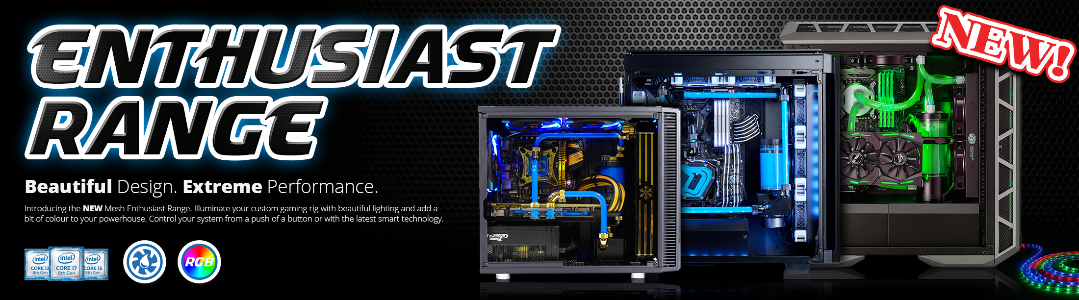 Gaming PCs, Custom Gaming Computers - MESH Computers - Award Winning ...